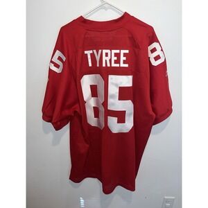 David Tyree New York Giants Reebok Jersey Red 58 Stitched Helmet Catch Football